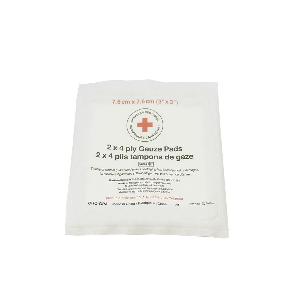 First Aid Supplies3x3 Sterile gauze (bagof25) Alert FirstAid Inc